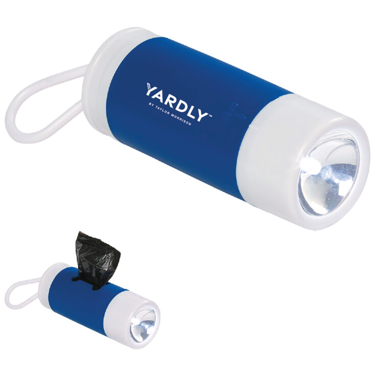Pet Waste Dispenser with Flashlight